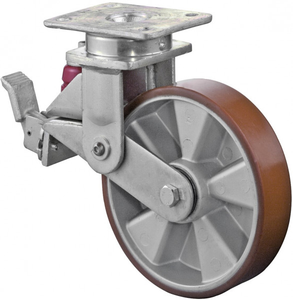 Schwerlastrolle mit Feder Art.-Nr. T120.B90.200