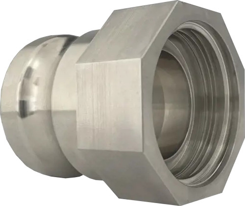 IBC S60x6 Female Thread on Camlock - Cam & Groove Coupling - Male Adapter