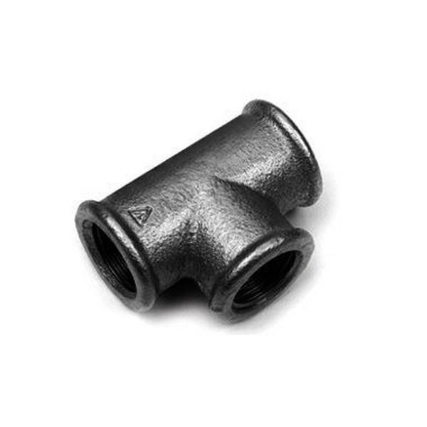 T-Stück Nr.130 Schwarz 1" x 1/2"