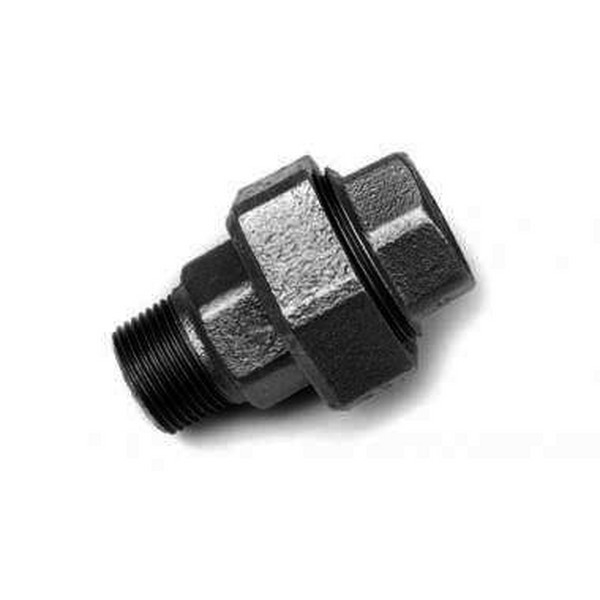 Gerade kupplung Nr.341 Schwarz 1/2"