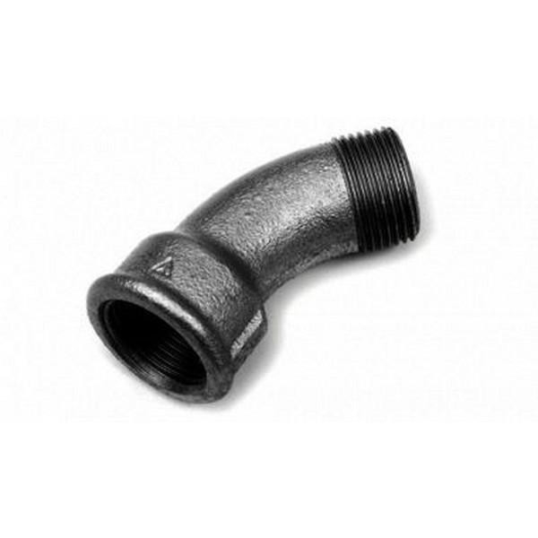 Bend 45° Nr.40 Black 1/2"