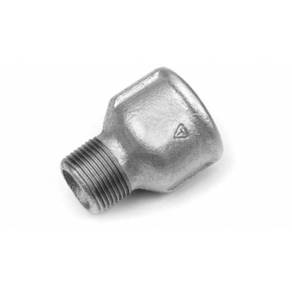 Socketnipple Nr.246 galvanized - Socket 2" x nipple 1"