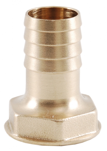 Brass hose tail - 10mm x 1/4" - female thread