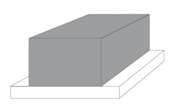 D-rail 250x150x45x120 55 Shore S =10