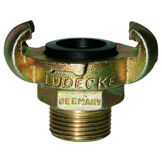 LÜDECKE Aircoupling/clawcoupling - 1/2" male thread
